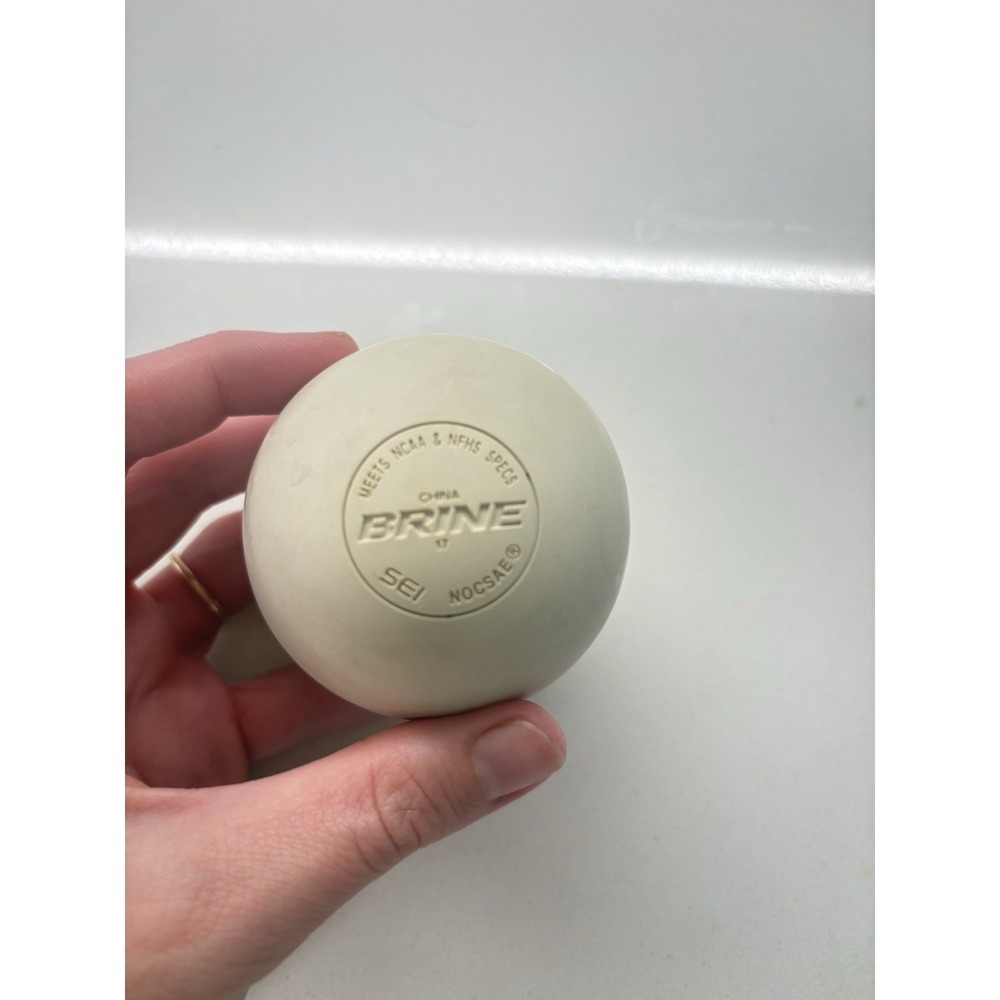 Vintage 1980's Brine NCAA Lacrosse Ball. Meets NCAA Specs